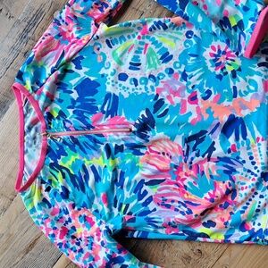 Lilly Pulitzer girls rashguard size XL (12-14)